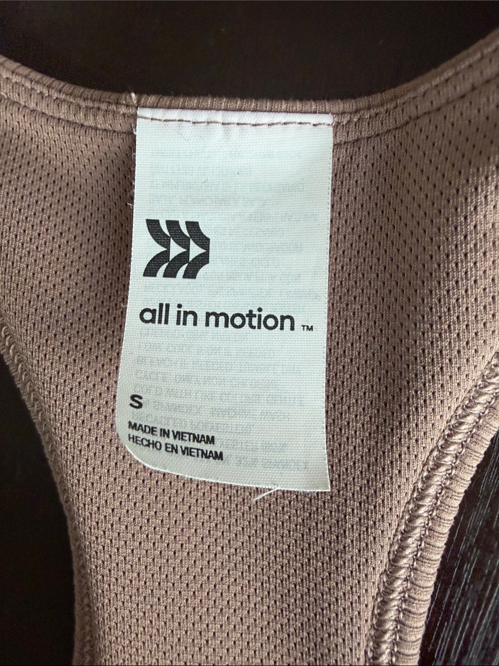 all in motion Blush Ribbed Racerback Tank - Picture 4 of 6